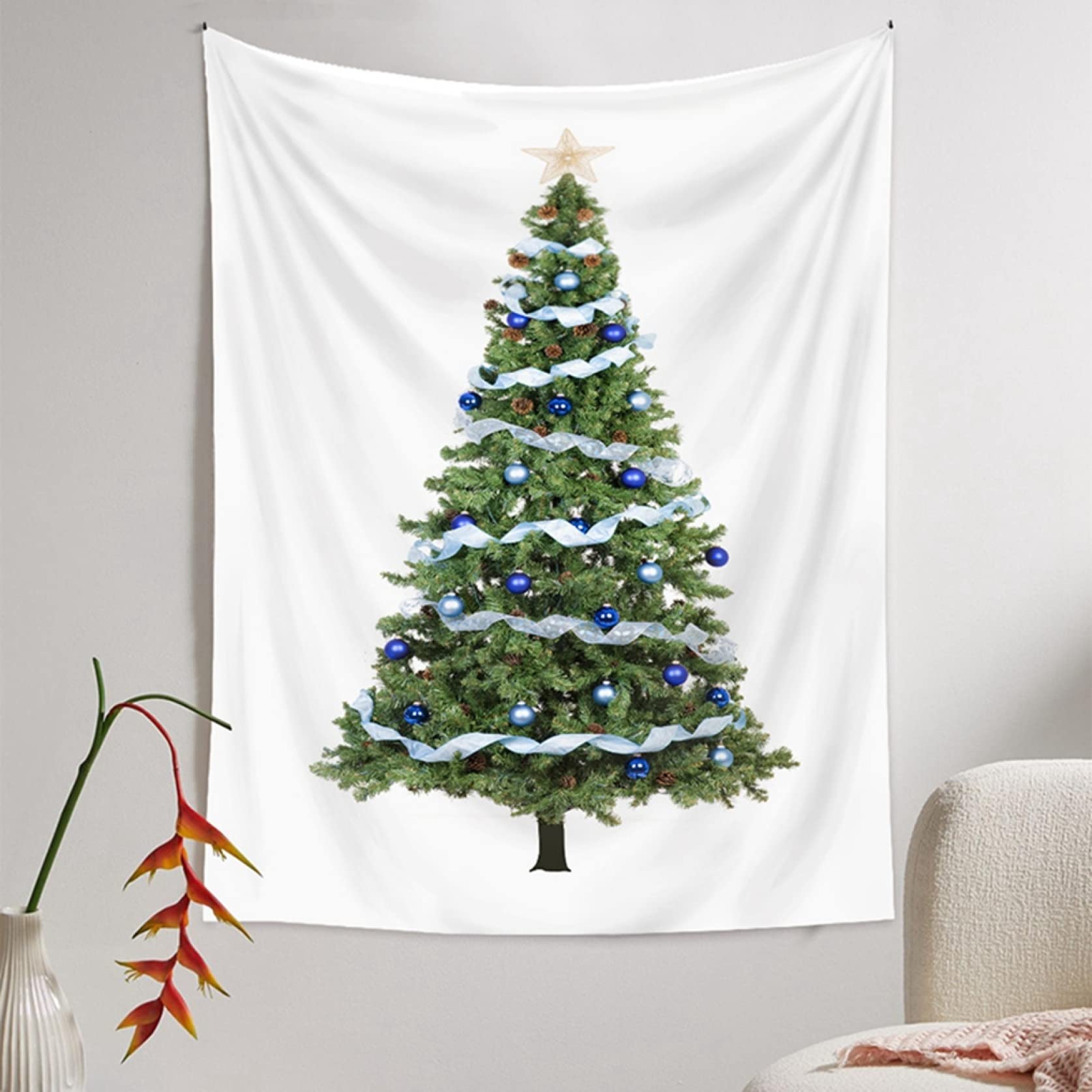 Amazon.co.jp: クリスマスツリー 壁掛け 布 北欧風 大人 シンプル